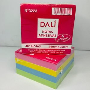 Notas autohadesivas postit 76x76 400h 4 colores