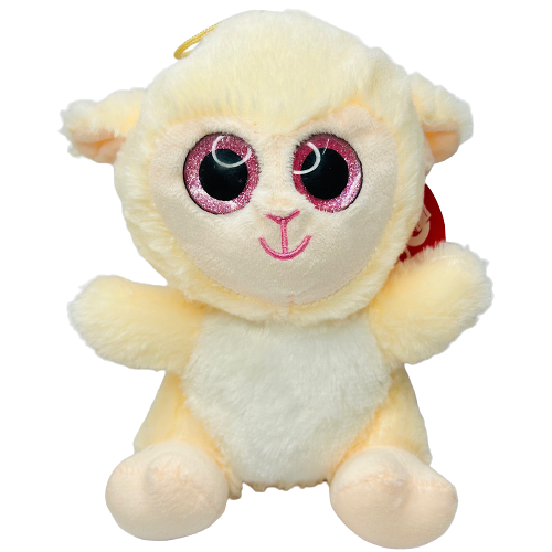Ty Beanie Ball Sherbet – Volpino De Peluche De 10 Cm – Ojos Azules Brillantes – Ideal Para Coleccionar Y Regalar