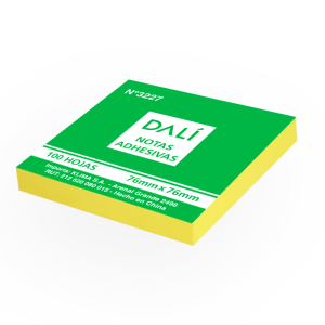 Notas autohadesivas 76mm x76mm x100