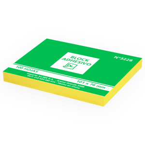 Notas autohadesivo 76mm x 101mm x100h