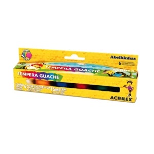 Tempera x6 surtidas acrilex