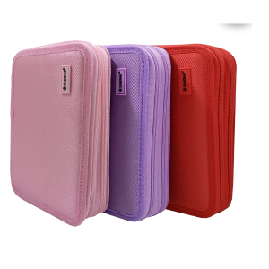 Cartuchera 2 pisos con utiles