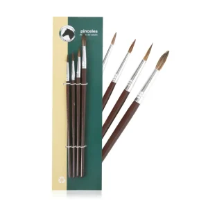 Pincel x4 pelo de caballo tabare