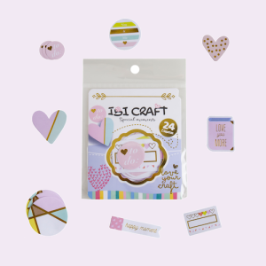 Set de etiquetas 24unidades foil autohadesivas