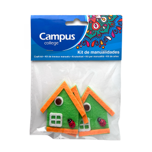 Confetti casas de fieltro x3