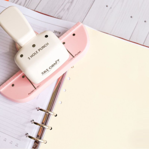 Perforadora mini 3 orificios ibi craft p/encuadernacion