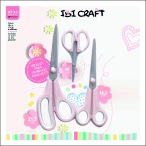 Tijeras set x3 crafter multliuso ibi craft