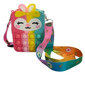 Carterita de pop it multicolor 11x8cm