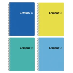 Cuadernola 96h tapa dura rayada colores pasteles campus