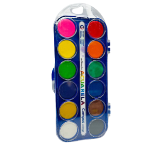Acuarelas campus university estuche x 12 colores
