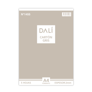 Carton gris a4 2mm x5