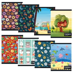 Cuaderno 48h cuadriculado campus.