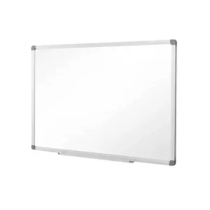 Pizarra blanca 70cm x 100cm con marco de aluminio