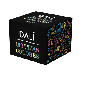 Tiza de color x100 4 colores surtidos