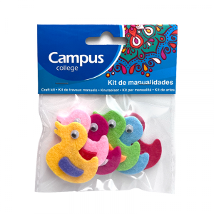 Confetti patos de fieltro x6