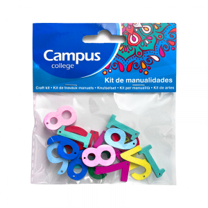 Confetti numeros en madera x20