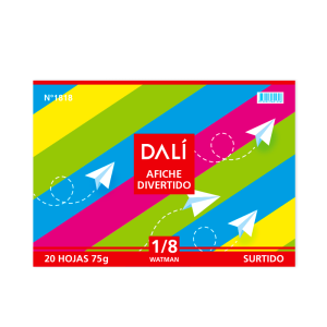 block 1/8 papel afiche divertido