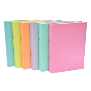 Archivador 2 anillos colores pasteles