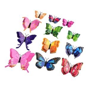 Mariposas x12 imantadas y pegote