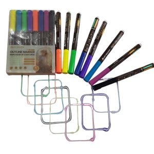 Marcadores x8 de contorno