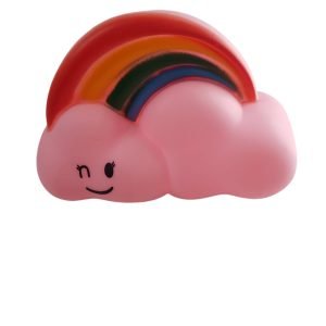 Lampara veladora nube arcoíris