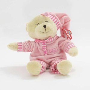 Peluche dormidera oso con gorro