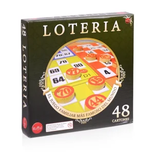 Juego de caja loteria 48 cartones
