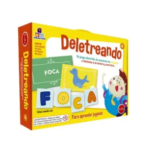 Juego de caja deletreando en valija