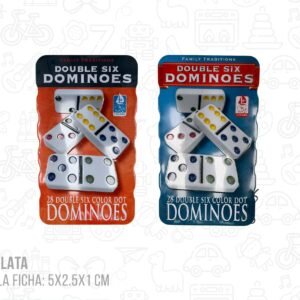 Juego de domino en lata