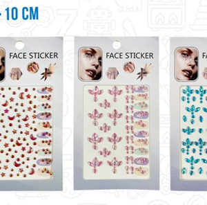 Brillos para uñas y rostro varios colores
