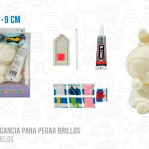 Figuras alcancía para pegar brillos