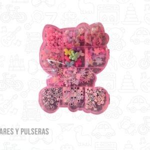 Kit para armar collares y pulseras con hilo modelo kitty