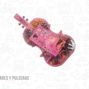Kit para armar collares y pulseras con hilo modelo guitarra
