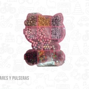 Kit para armar collares y pulseras con hilo modelo gato
