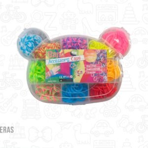 Kit para armar pulseras de goma modelo oso