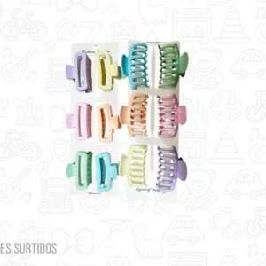 Pinza para pelo 7cm colores surtidos