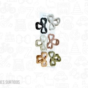 Pinza para pelo 8cm colores surtidos