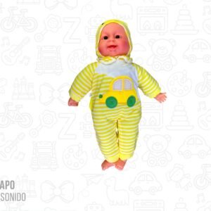 Bebé de trapo 50cm con sonido