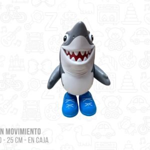 Muñeco con movimiento, luz y sonido 25cm tralalero