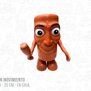 Muñeco con movimiento, luz y sonido 25cm tun tun sahur