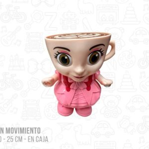 Muñeco con movimiento, luz y sonido 25cm ballerina
