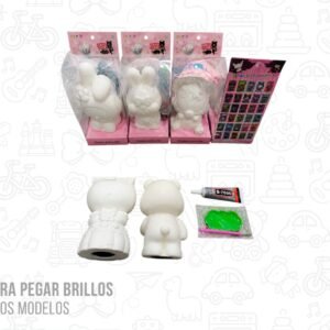 Muñeco para pegar brillos