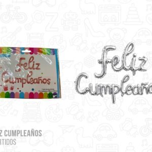 Globo feliz cumpleaños colores surtidos