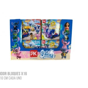 Exhibidor Stitch x16 bloques 14x4x10cm