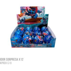 Exhibidor sorpresa  x12 10cm