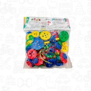 Juego de encastres botones e hilos