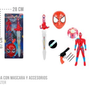 Espada con máscara y accesorios