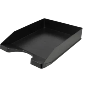 Bandeja apilable Plus Office color negro