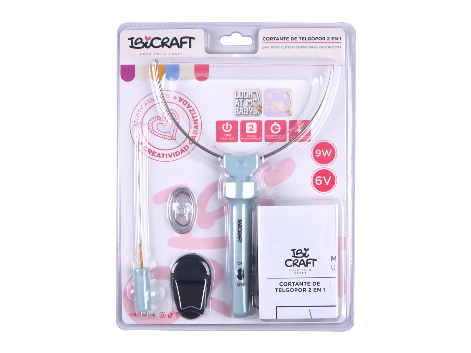 Kit cortador eléctrico de espuma 2 en 1 IBI Craft