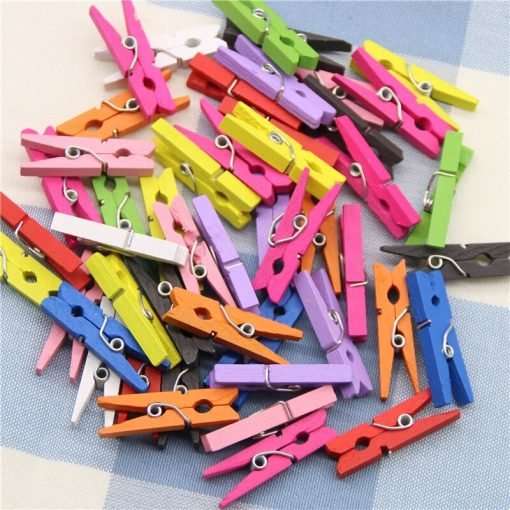 Palillos mini de colores x50 2.5 cm